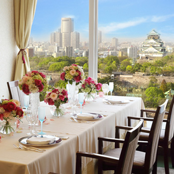 週末ホテルランチ