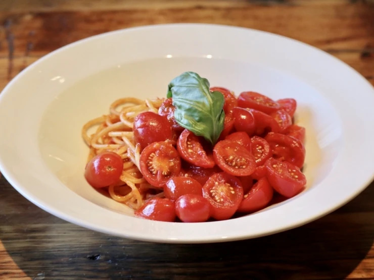 『日本のトマトが美味いから！』スパゲティ
