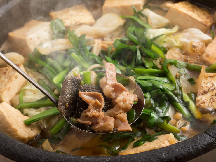 希代モツ鍋 万作家